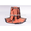 Chinese Factory Price Pashmina Jacquard And Brushed Viscose Cotton Shawl With Tassel For Ladies